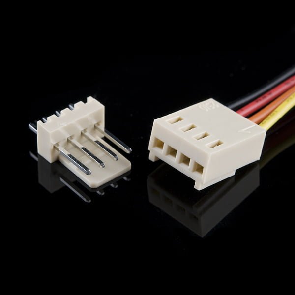 4 Pin Crimp Shell Wire | Straight Connector - Image 2