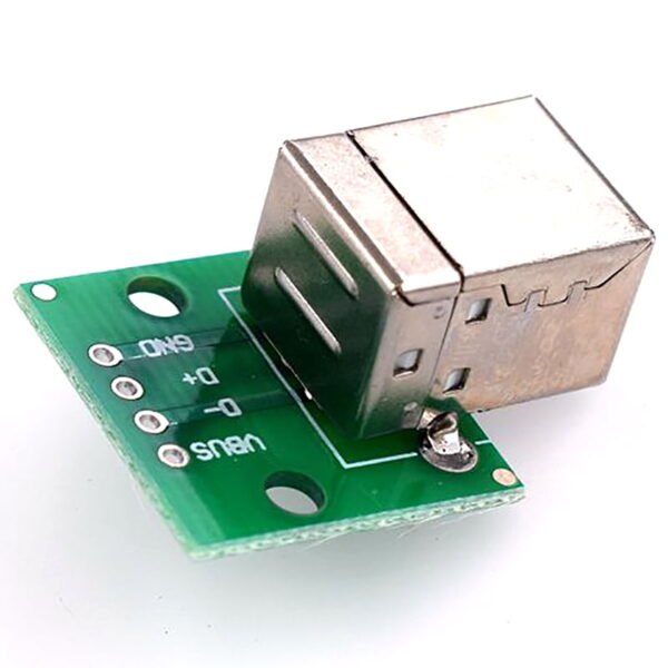 USB Type-B Connector Breakout Board