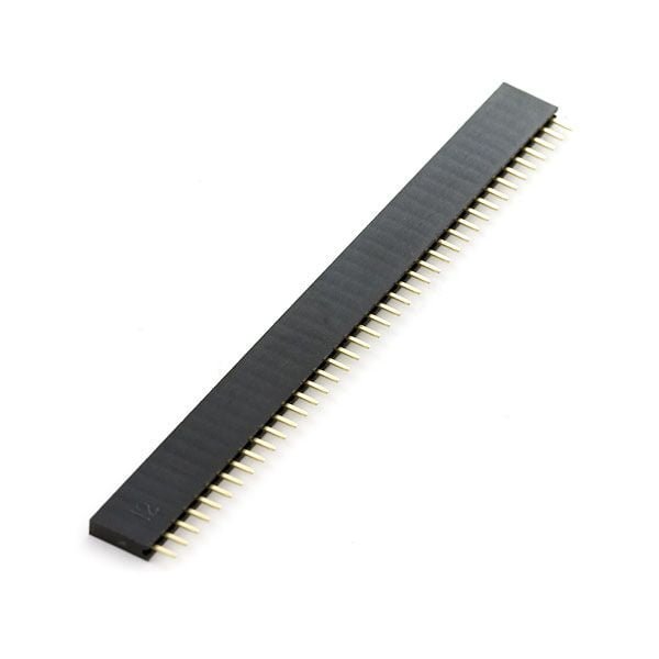 2.54MM 1*40 PIN FEMALE DOUBLE ROW HEADER STRIP