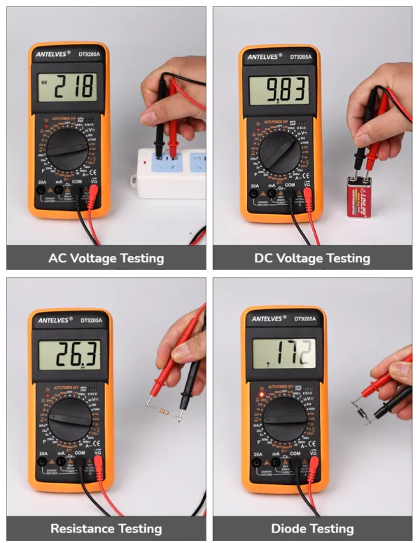 Digital Multimeter DT9205A - Image 2
