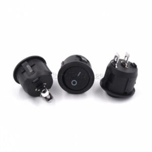 On/Off Round Rocker Switch (2 Pin, Large)