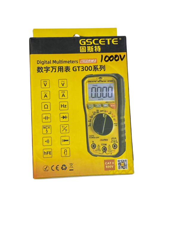 GSCETE GT360D Digital Multimeter – Precision, Safety & Efficiency - Image 2