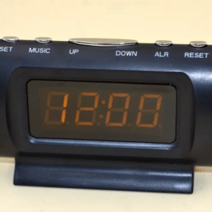 Clock Thermometer Ks-782a-5 1 Display Orange, Auto Cigarette Lighter