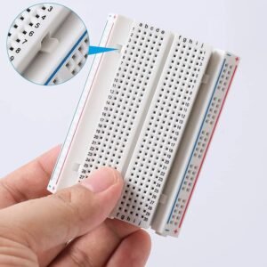 Half Size Breadboard 400 Points For Electronics
