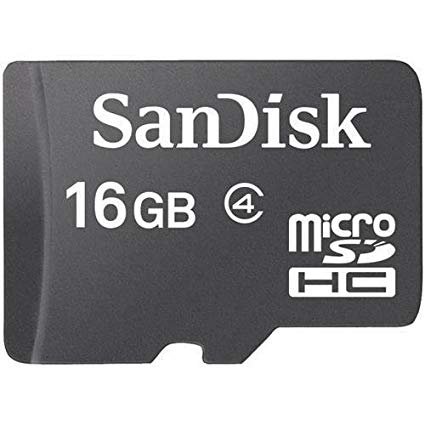 SanDisk 16GB Micro SDCARD Memory Card