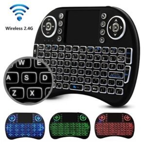 Wireless Mini Keyboard 2.4GHz with Touchpad & Mouse