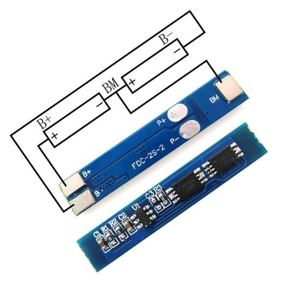 2S 7.4V 8A BMS PCB Battery Protection Board For 18650 Li-ion Lithium-Ion Battery In Pakistan - Image 4