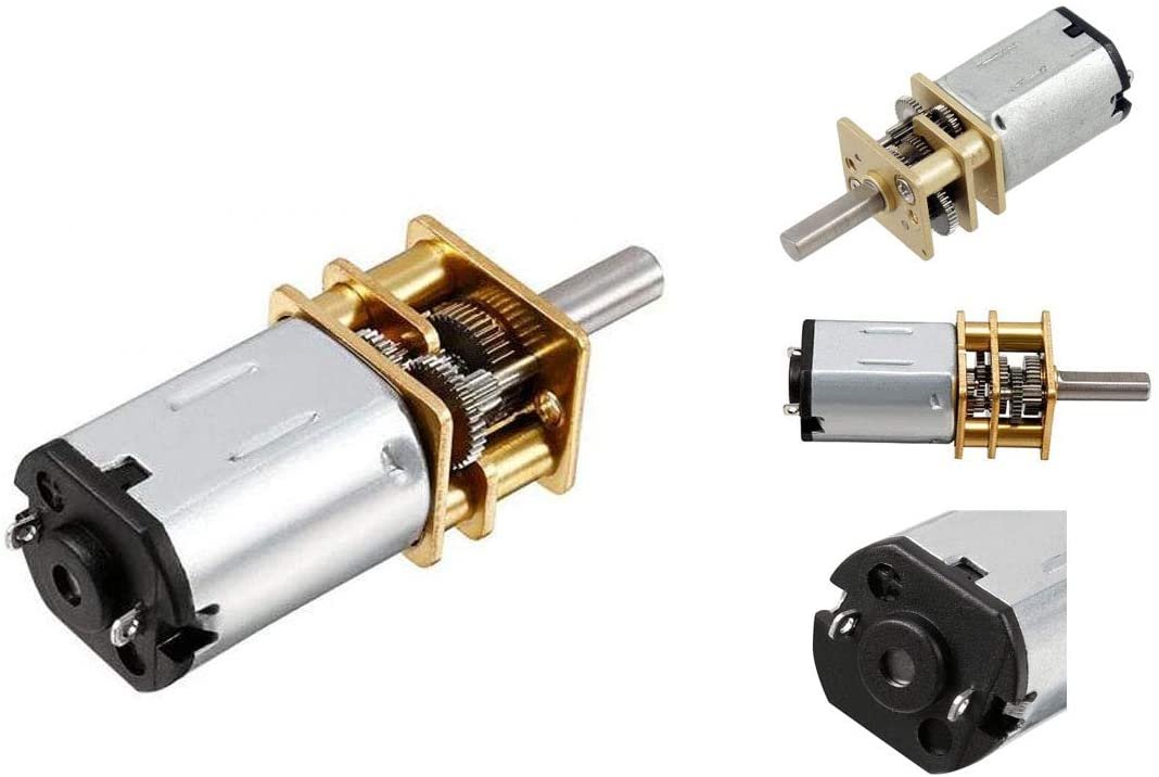 6V DC Micro Gear Motor 56 RPM Gearhead Motor