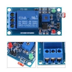 Light Sensitive LDR Relay Module 12V