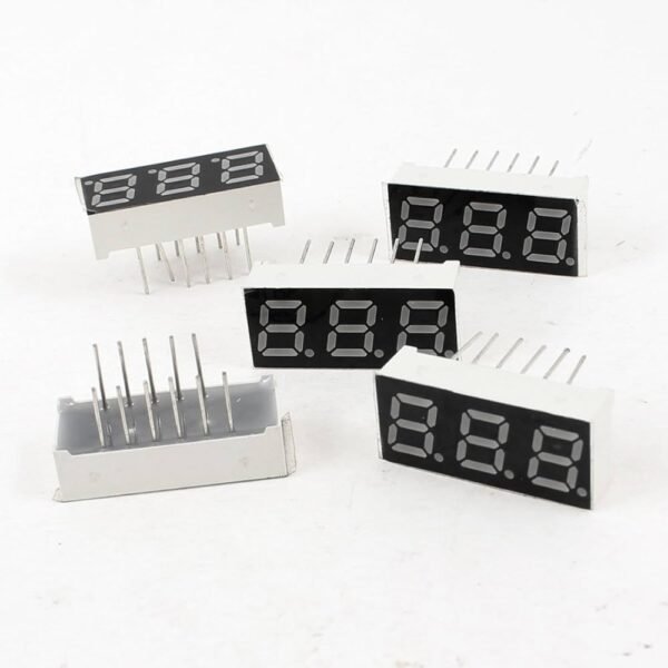Acrylic Rectangle 0.56 Inch 3 Digit 7 Segment Display - Image 3