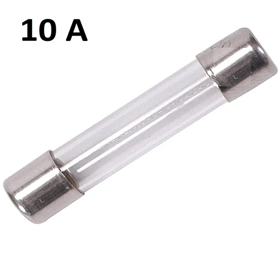 10A Amp 250V Glass Fuse - 5x20mm