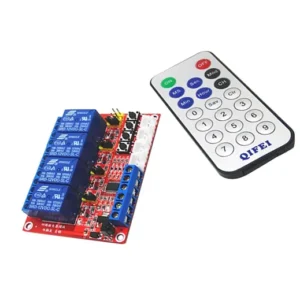 12v 4 Channel IR Infrared Remote Control Switch Relay Module Board Kit
