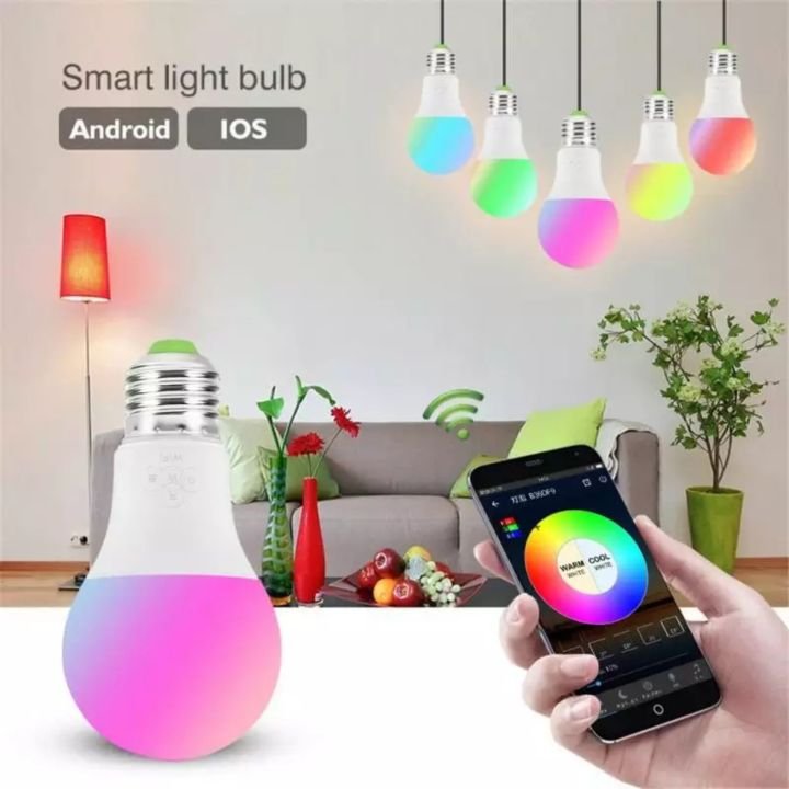 IOT - WiFi Smart Light Bulb - 13W - Dimmable RGB - Timing Control LED - Image 2