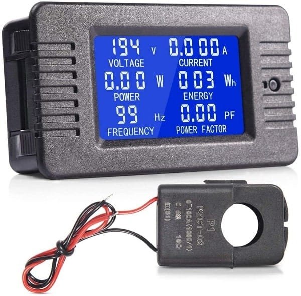 PZEM-022 Open and Close CT 100A AC Digital Display Power Monitor Meter