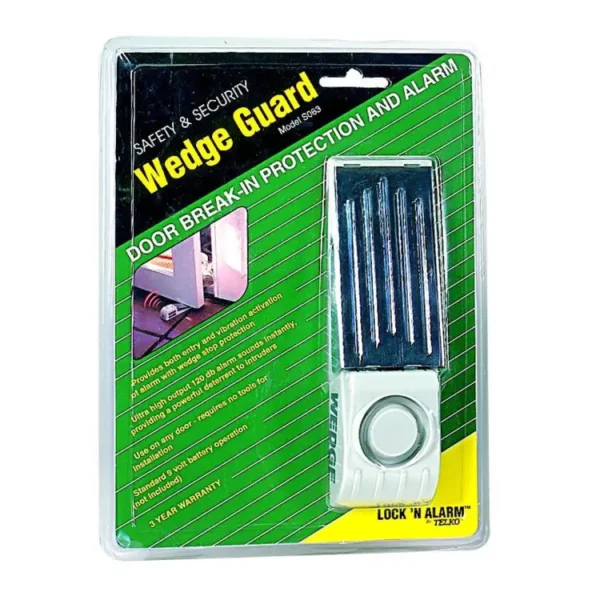 Telko S063 Portable Door Wedge Guard with Vibration and Contact Sensor New Os