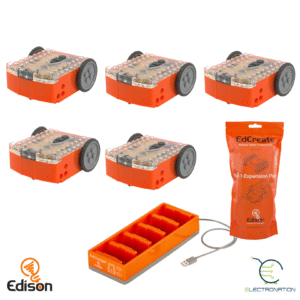 Edison Robot Value Pack – 5 Robots + 1 Charger + 1 EdCreate Kit
