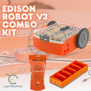 Edison Robot V3 Complete STEM Education Combo – Robot + EdCharger + EdCreate Kit