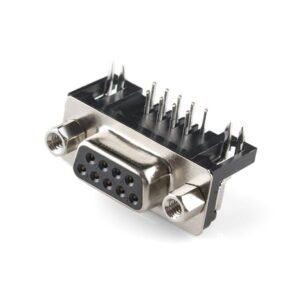 DB9 Female Right Angle Connector 9 Pin PCB Mount