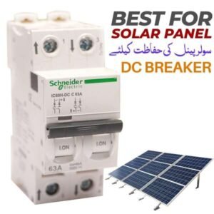 Schneider 2 Pole 63A DC 1000V Circuit Breaker Direct Current Fuse for Solar Panel Protection