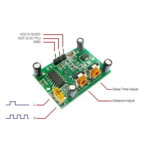 HC-SR501 PIR Human Motion Sensor - Image 3