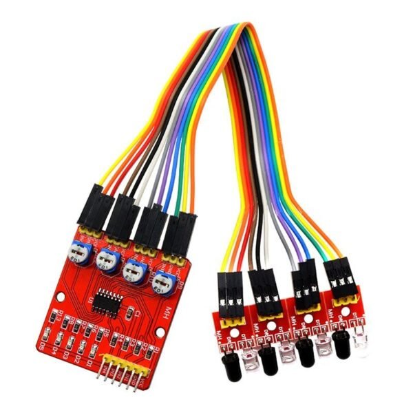 4 Way IR Line Tracking / Following Sensor Module
