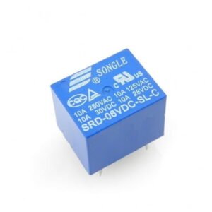 RELAY 6V 10A - 5 PIN PCB