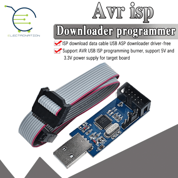 USBASP USBISP 3.3V-5V AVR Programmer in Pakistan - RoboNation