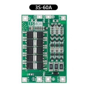 BMS 3S 60A 12.6V Cell 18650 Li-ion Lithium Battery Charging BMS Board Balanced Charging Module