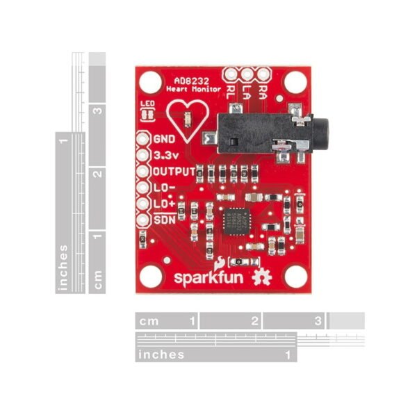 Single Lead Heart Rate Monitor ECG - AD8232 - Image 2