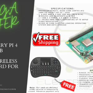 Raspberry Pi 4 2GB with Free Wireless Pi Keyboard