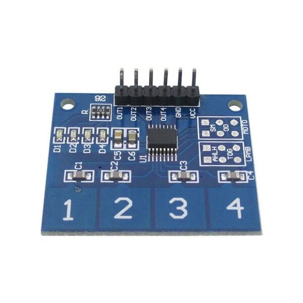 TTP224 4 Way Capacitive Touch Switch - Image 3
